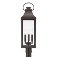 Capital Lighting CAP-946432 Bradford Traditional 3-Light Outdoor Post-Lantern