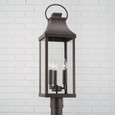 Capital Lighting CAP-946432 Bradford Traditional 3-Light Outdoor Post-Lantern