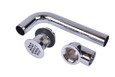OATEY 760W-1 Dearborn® Semi-Cast Grid Wheelchair Patent Overflow Plug w/ 1-1/4 in. - 17 Ga. Tailpiece