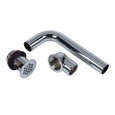 OATEY 760W-1 Dearborn® Semi-Cast Grid Wheelchair Patent Overflow Plug w/ 1-1/4 in. - 17 Ga. Tailpiece
