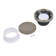 OATEY 74169 4" PVC Hub Base General Purpose Cleanout w/ 6" NI Cover & Round Ring