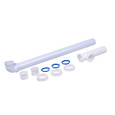 OATEY P9121B Dearborn® 1-1/2" x 21" Center to Center, Hi-Line/ Slip Joint Combination w/ Baffle Tee