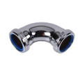 OATEY 8483 Dearborn® 1-1/2" 90 Degree Slip Joint Elbow, Chrome - 20 Ga.