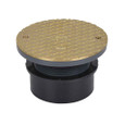 OATEY 84129 4" ABS Hub Base General Purpose Cleanout w/ 6" BR Cover