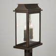 Capital Lighting CAP-936832 Bolton Transitional 3-Light Outdoor Post-Lantern