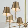 Capital Lighting CAP-449781 Whitney Transitional 8-Light Chandelier