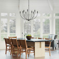 Capital Lighting CAP-452191 Ansley Transitional 9-Light Chandelier