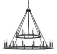 Capital Lighting CAP-4910 Pearson Urban / Industrial 24-Light Chandelier