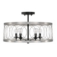 Capital Lighting CAP-AA1002 Madeline Transitional 4-Light Semi-Flush