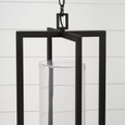 Capital Lighting CAP-948232 Kent Modern 3-Light Outdoor Hanging-Lantern