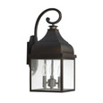 Capital Lighting CAP-9642 Westridge Transitional 3-Light Outdoor Wall-Lantern
