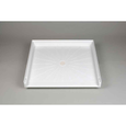 Mustee 3739M CAREGIVER TRANSFER SHOWER FLOOR 37X39 WHITE