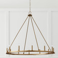 Capital Lighting CAP-4912 Pearson Urban / Industrial 12-Light Chandelier