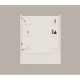 Mustee 56BN DURAWALL BATHTUB WALL BONE FITS UP TO 42X72 ALCOVE