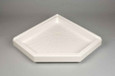 Mustee 3838CBT DURABASE NEO-ANGLE SHOWER FLOOR 38X38 BISCUIT