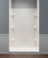 Mustee 247WHT DURAWALL SHOWER WALL WHITE FITS UP TO 42X48 ALCOVE