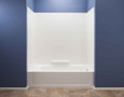 Mustee 350WHT DURAWALL BATHTUB WALL WHITE FIBERGLASS 3 PC