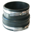 Fernco 1059-44 1059-44 4 in. x 4 in. PVC Plastic Socket to Plastic Pipe Flexible Coupling