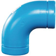 Watts NH-BL-3-90E Elbow, 90 Degree, No Hub, 3 IN, Blueline