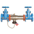 Watts F111604 4 IN SS Reduced Pressure Zone Assembly Backflow Preventer, NRS Shutoff Valves, Backflow Flood Sensor