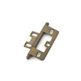 Schaub 1100B Solid Brass Ball Tip Non-Mortise Cabinet Hinges, 2-1/2 Inch
