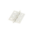 Schaub 1111B Solid Brass Ball Tip Mortise Cabinet Hinges, 2-5/8" Overall