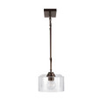 Capital Lighting CAP-838435 Jake Transitional 3-Light-Linear Chandelier