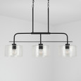 Capital Lighting CAP-838435 Jake Transitional 3-Light-Linear Chandelier