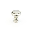 Schaub 132 1-1/8" Round Artifex Cabinet Knob in Britannium