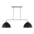 Capital Lighting CAP-852021 Ross Modern 2-Light-Linear Chandelier