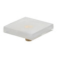 Schaub 211067 2-1/2" Fused Glass Small Square Cabinet Knob