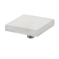 Schaub 211067 2-1/2" Fused Glass Small Square Cabinet Knob