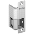 Trine Electric Strike, Fire Rated, 12VDC, Field Selectable FS or FSE, 4-7/8in x 1-1/4in Faceplate, up to 7/8in Throw, Indoor/Outdoor, Cavity Centerline Offset 1"