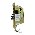 Command Access LPM190-M-EU-CH 24V Motorized Latch Retraction Mortise Lock with Electric Unlock - front view showing latch bolts, wiring leads, and Command Access label