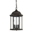 Capital Lighting CAP-9836 Main Street Transitional 3-Light Outdoor Hanging-Lantern