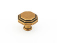 Schaub 283 1-1/8" Firenza Octagonal Cabinet Knob