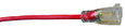 Southwire 24878804 2487SW8804 14/3 Heavy-Duty 15-Amp SJTW General Purpose Extension Cord with Lighted End, 25'