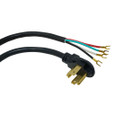 Southwire 91548808 9154SW8809 Dryer Replacement Cord - 10/4 30-Amp Round SRDT 4-Wire 4' with NEMA 14-30 Plug - Gray
