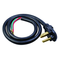 Southwire 91548808 9154SW8809 Dryer Replacement Cord - 10/4 30-Amp Round SRDT 4-Wire 4' with NEMA 14-30 Plug - Gray