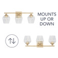 Capital Lighting AA1009 Reece Transitional 3-Light Vanity