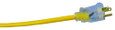 Southwire 2589swca02 2589SW0002 12/3 Heavy-Duty 15-Amp SJTW High Visibility General Purpose Extension Cord with Lighted End, 100'
