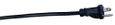 Southwire 97168808 REPLCORD, 14/3 SJTW 6' BLACK SW