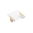 Schaub 315 2-1/2" Center to Center Positano Clear Cabinet Pull