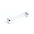 Schaub 316 5-1/16" Center to Center Positano Clear Cabinet Pull