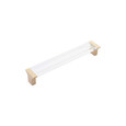 Schaub 317 6-5/16" Center to Center Positano Clear Cabinet Pull