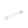 Schaub 317 6-5/16" Center to Center Positano Clear Cabinet Pull