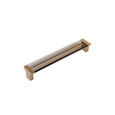 Schaub 317 6-5/16" Center to Center Positano Clear Cabinet Pull