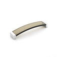 Schaub 322 8-13/16" Center to Center Positano Arch Clear Cabinet Pull