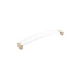 Schaub 322 8-13/16" Center to Center Positano Arch Clear Cabinet Pull