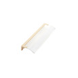 Schaub 324 5-1/16" Center to Center Positano Arch Clear Cabinet Edge Pull